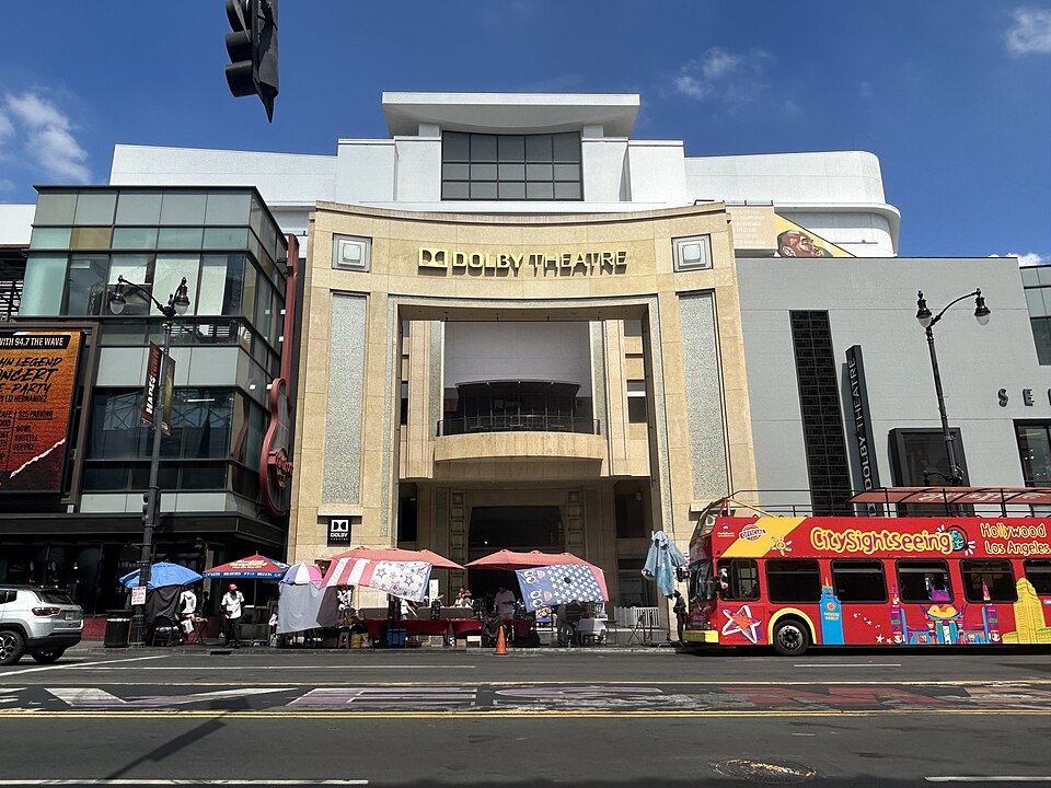 A photograph of Dolby Theatre