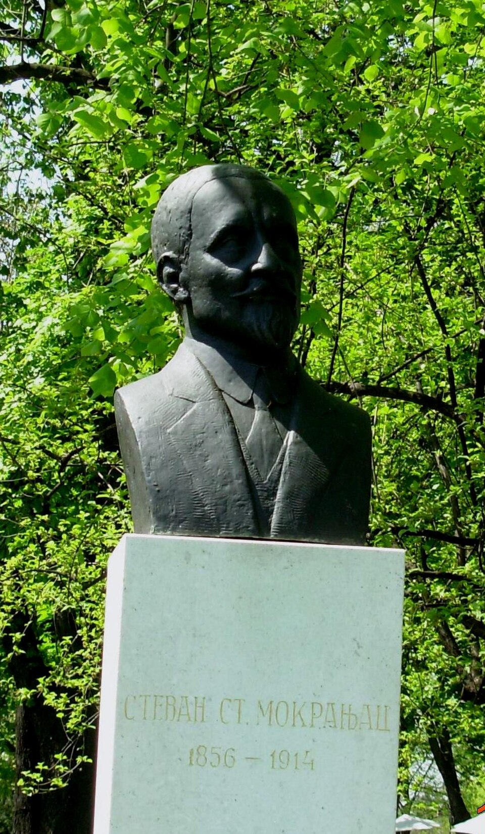 A photograph of Bust of Stevan Stojanović Mokranjac
