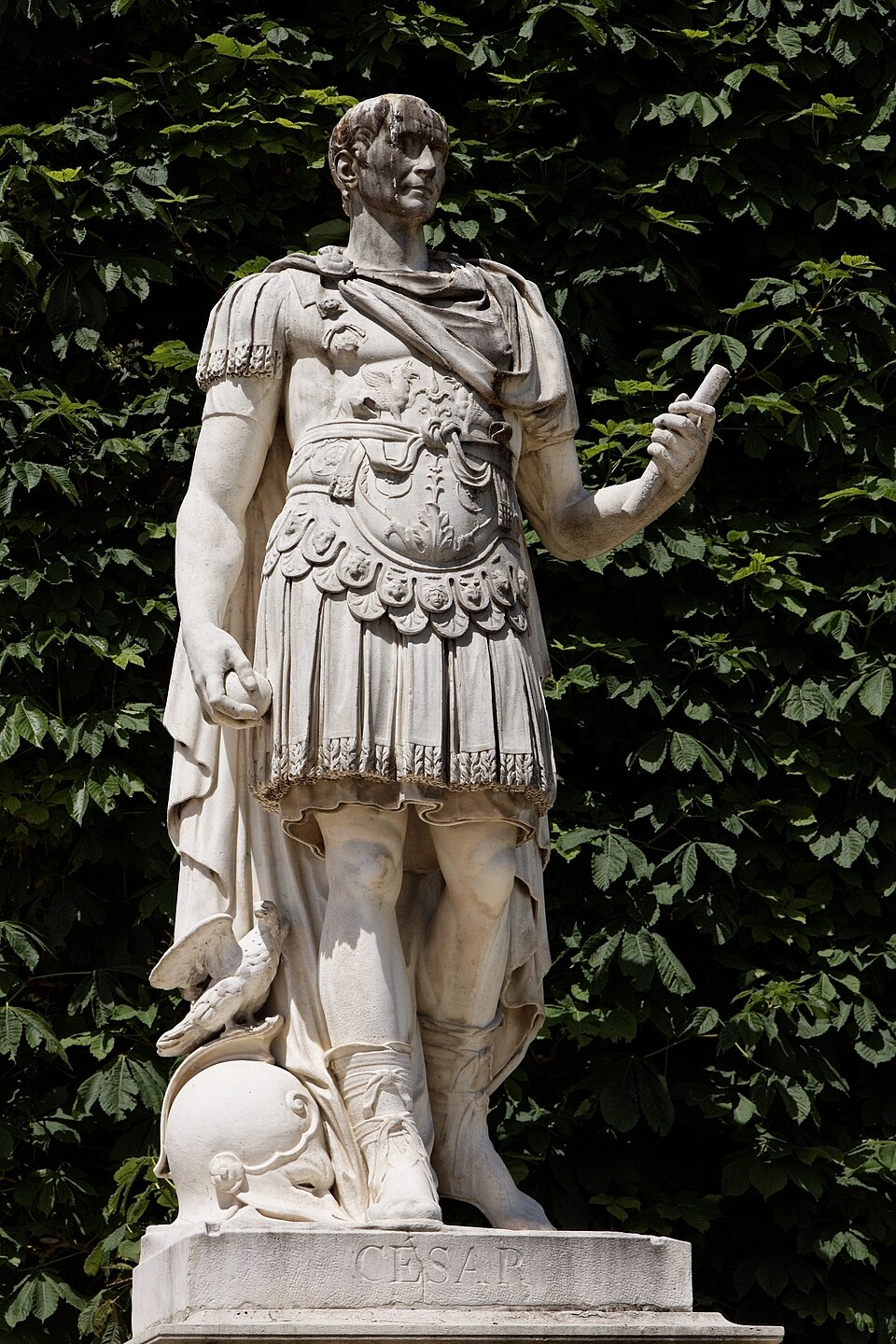 A photograph of Julius Caesar