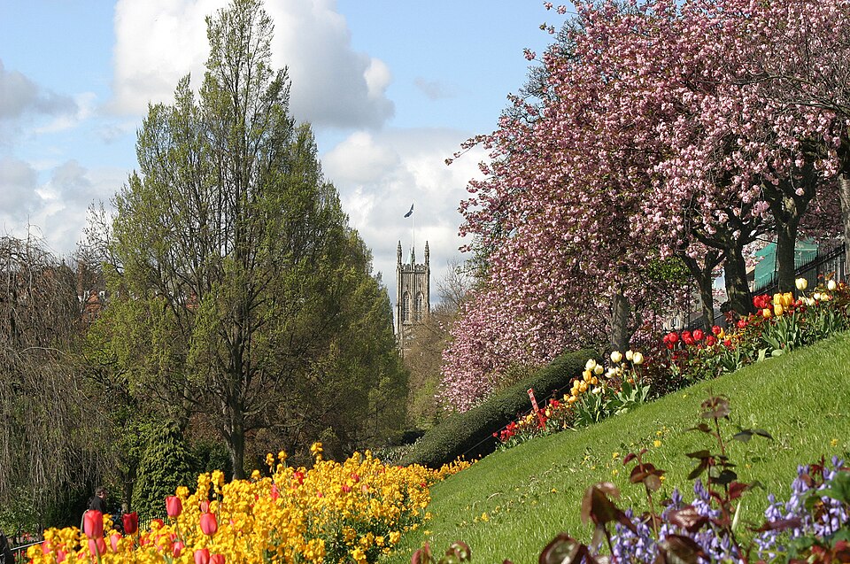 A photograph of Princes Street Gardens