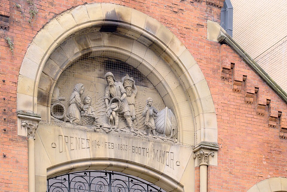 A photograph of Smithfield Market Hall