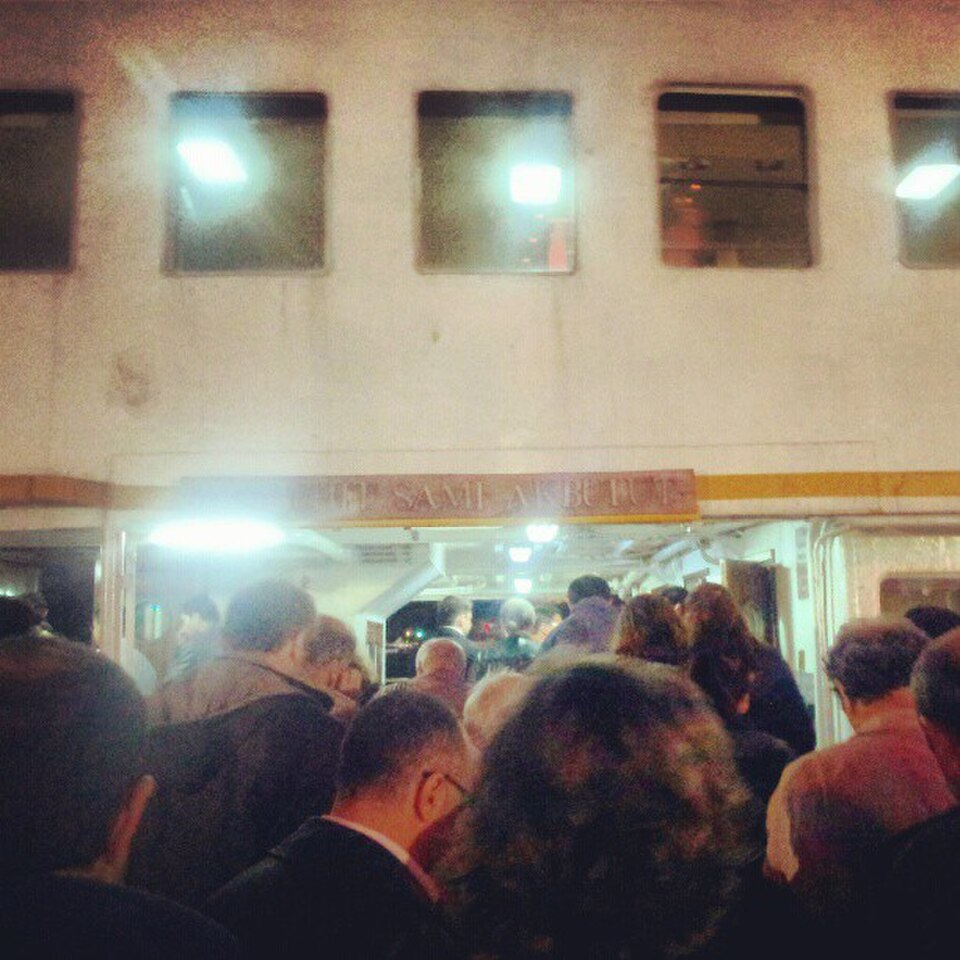 A photograph of Commuter ferry between Europe and Asia