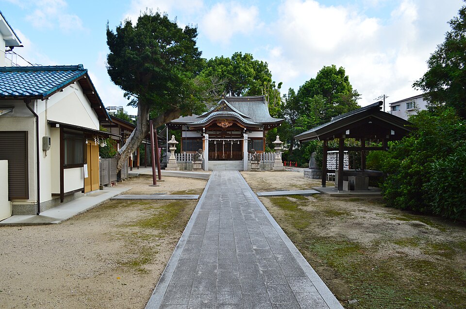 A photograph of Ikota Shrine