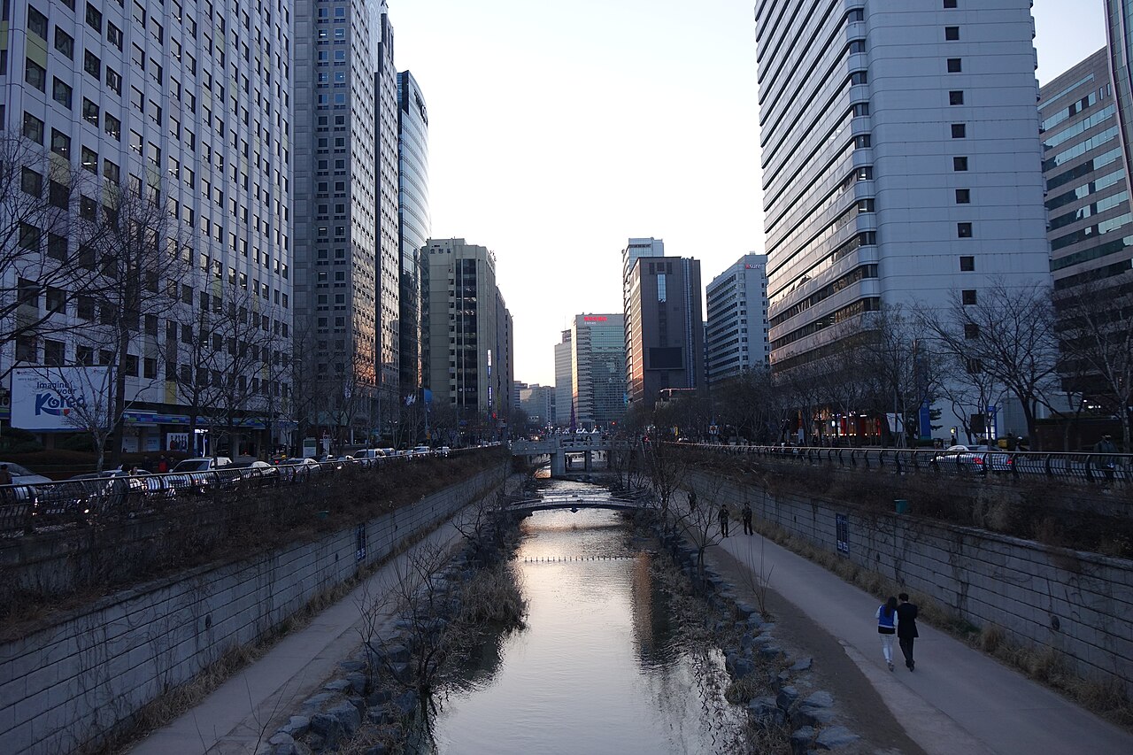 Cheonggyecheon fotoğrafı