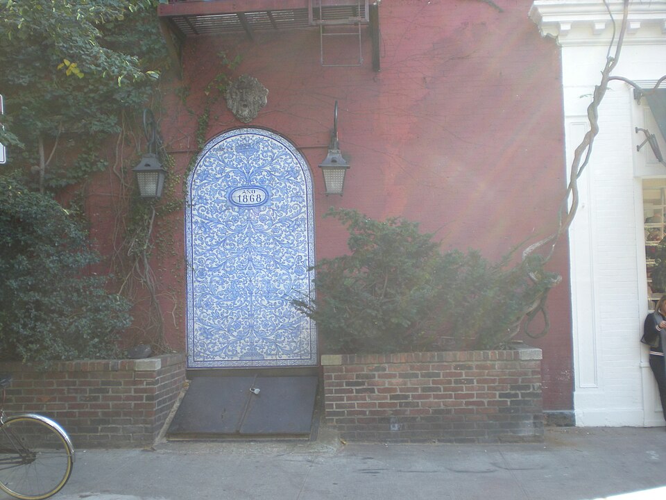 A photograph of Greenwich Village