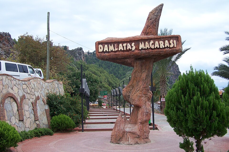A photograph of Damlataş beach