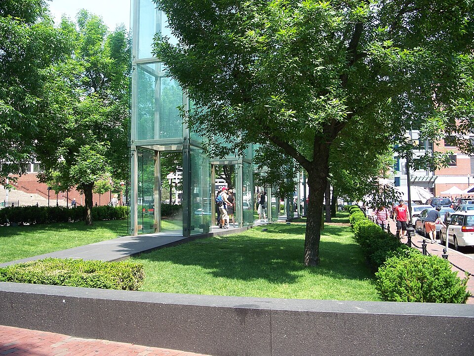 A photograph of New England Holocaust Memorial