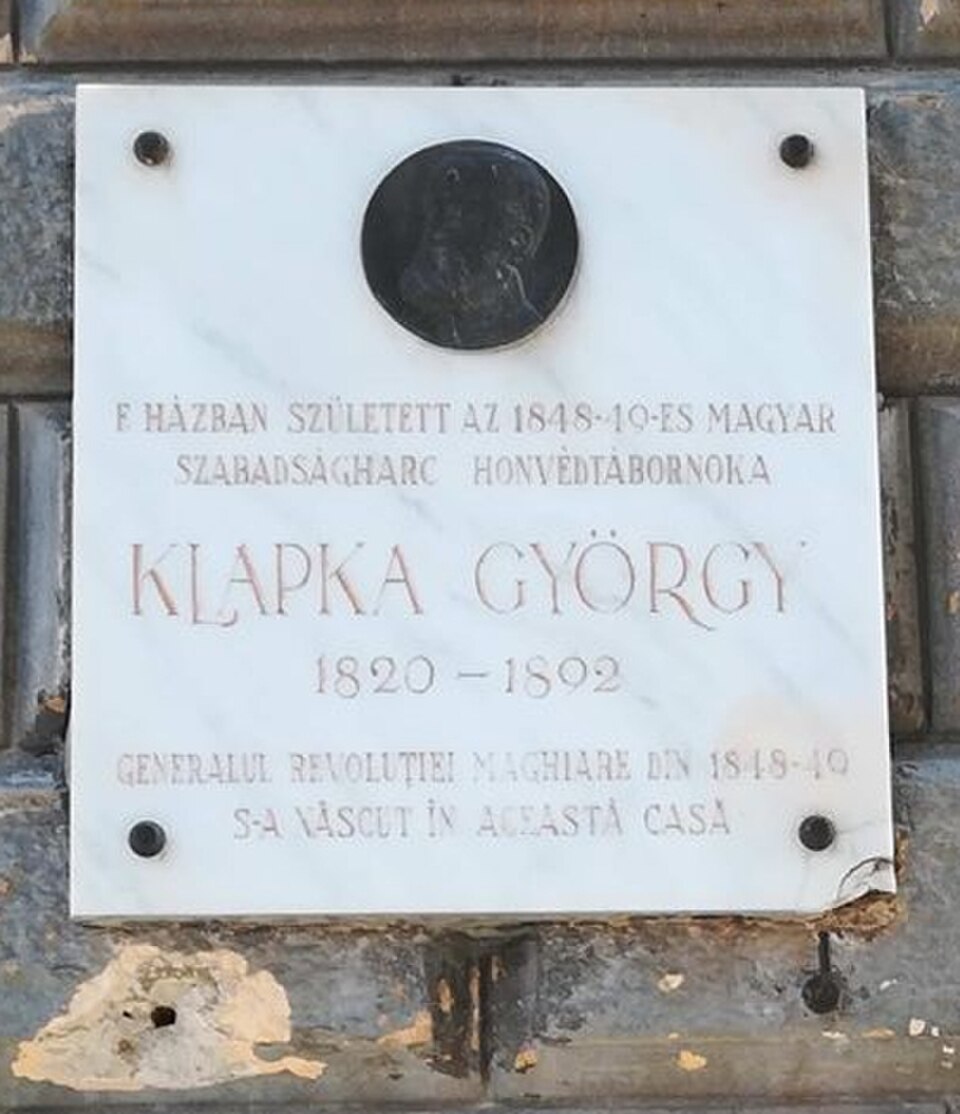 A photograph of Klapka György
