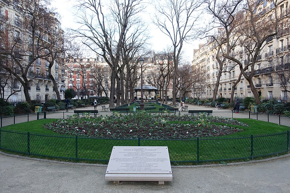 A photograph of square Maurice-Kriegel-Valrimont