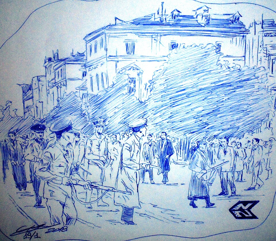 A photograph of Syntagma Square