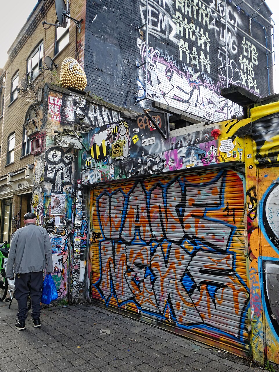 A photograph of Brick Lane