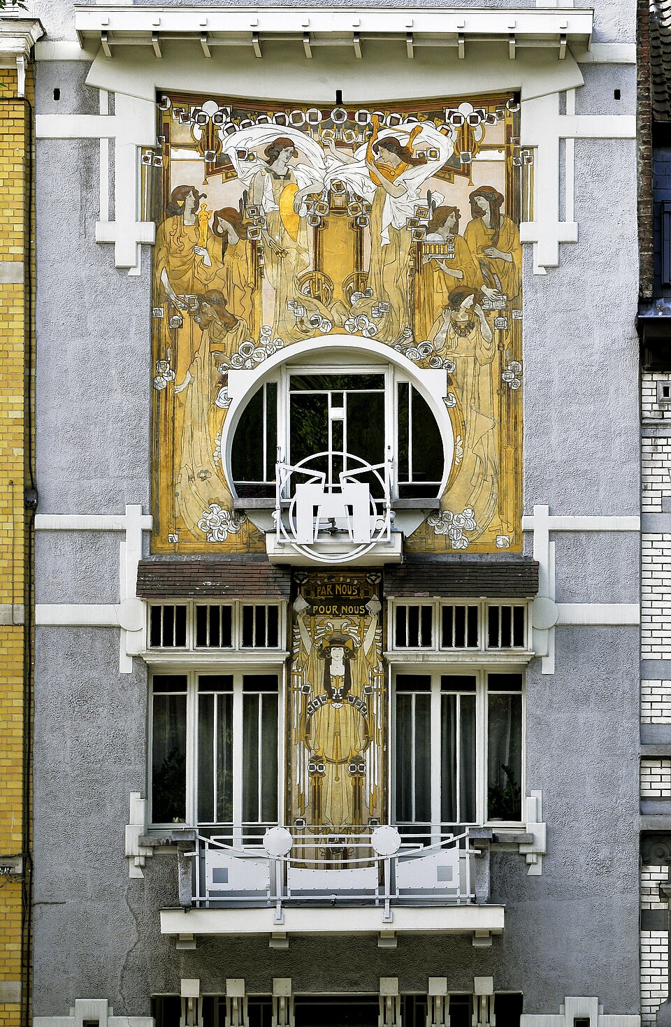A photograph of Cauchie House