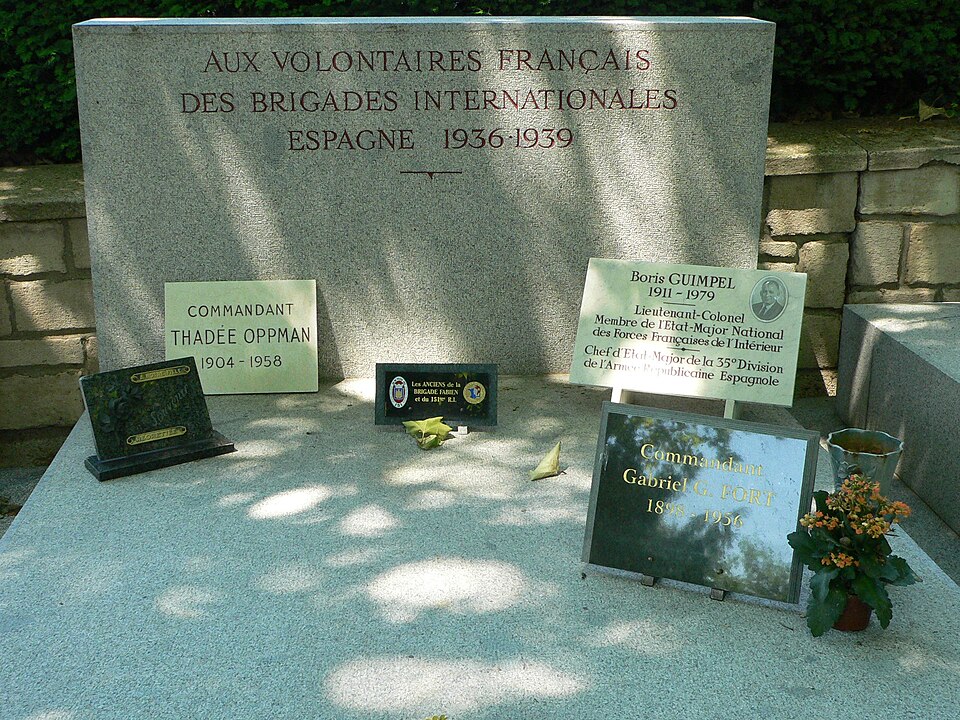 A photograph of Monument aux brigades internationales