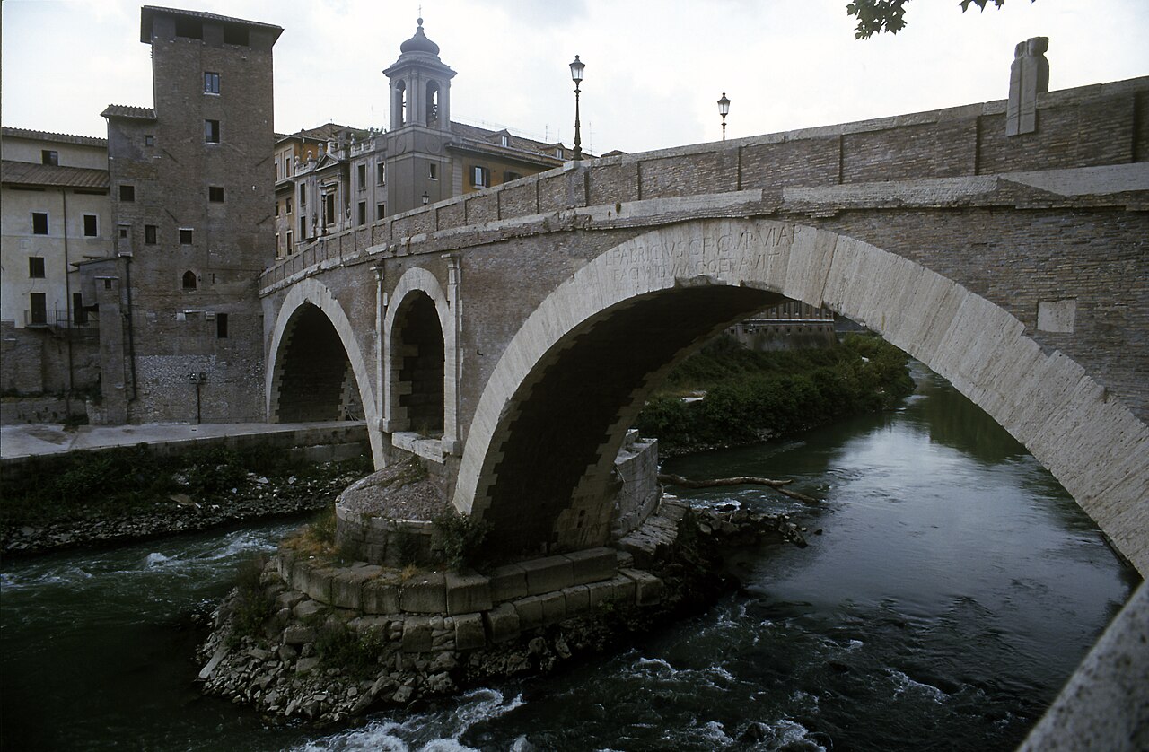 Una fotografia di Ponte Fabricio