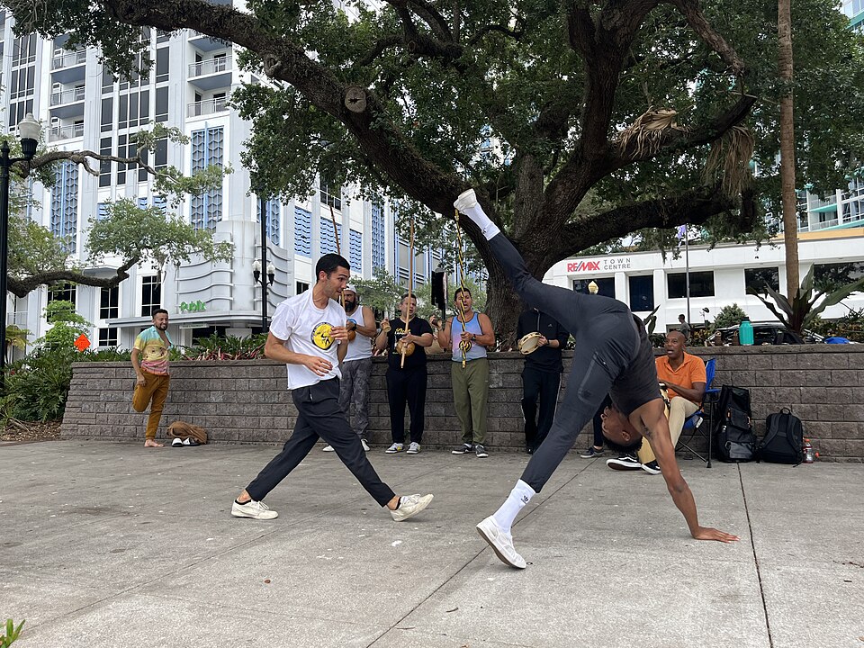 A photograph of Lake Eola Park