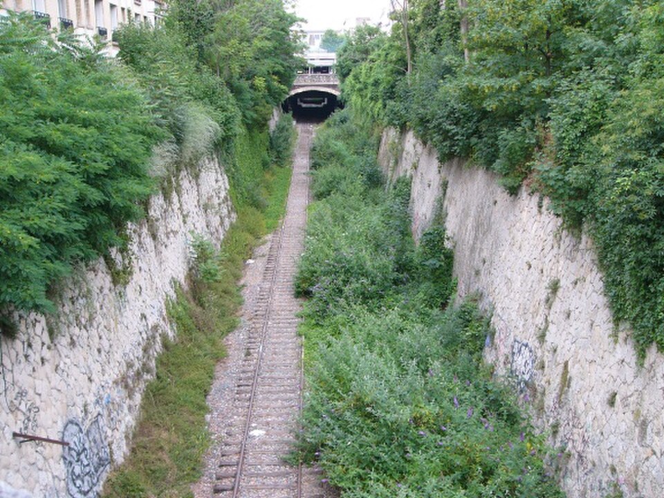 A photograph of Petite Ceinture in Paris 14e arrondissement