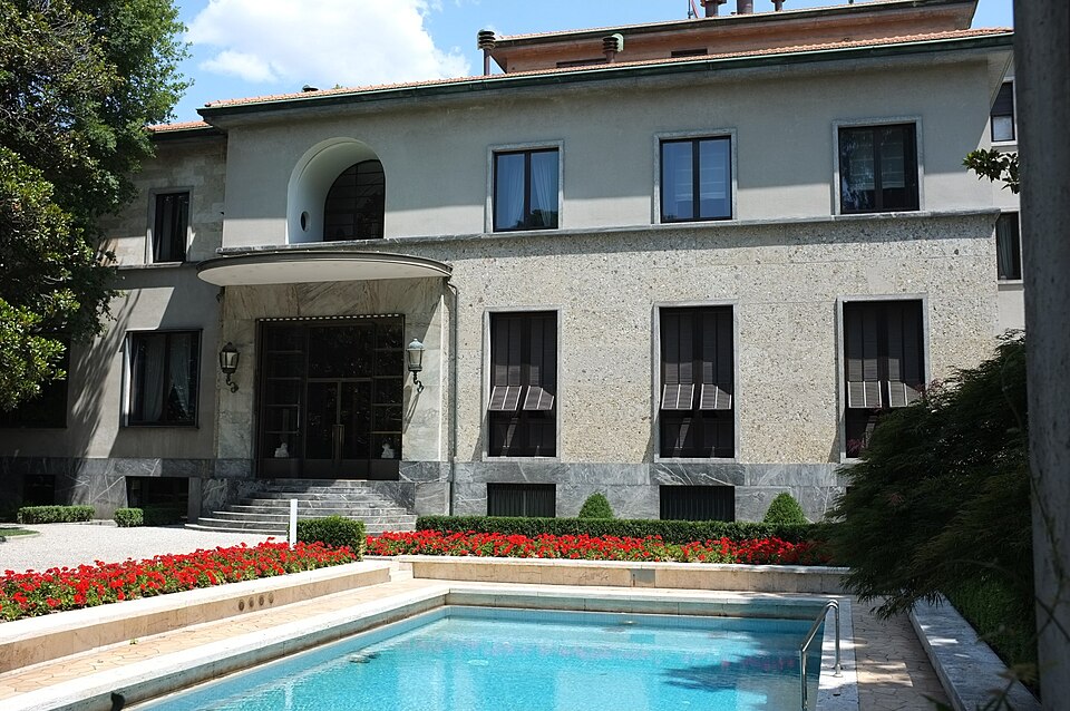 A photograph of Villa Necchi Campiglio