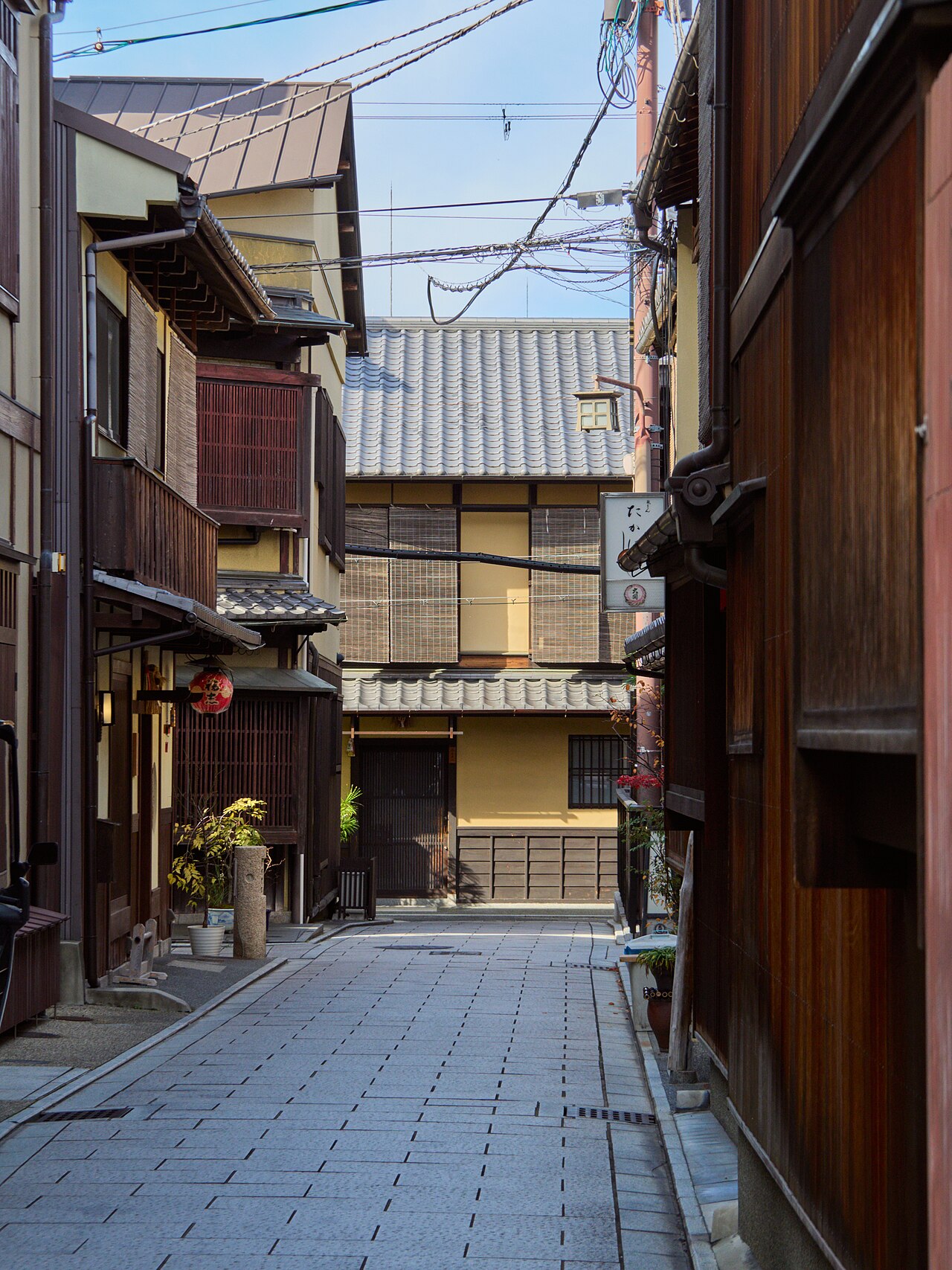 A photograph of Gion District