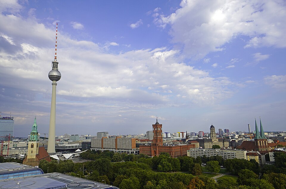 A photograph of Fernsehturm Berlin