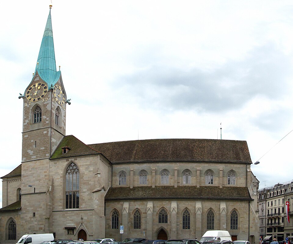 A photograph of Fraumünster