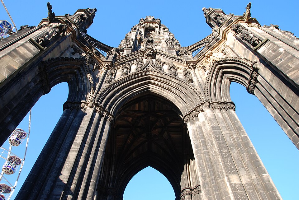 A photograph of Scott Monument