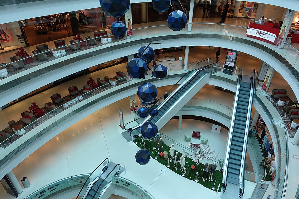 A photograph of Beaugrenelle shopping mall