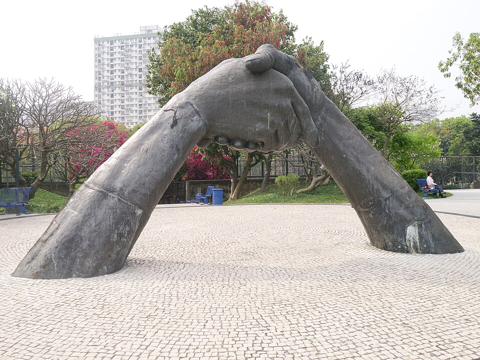 A photograph of Forever Handshake