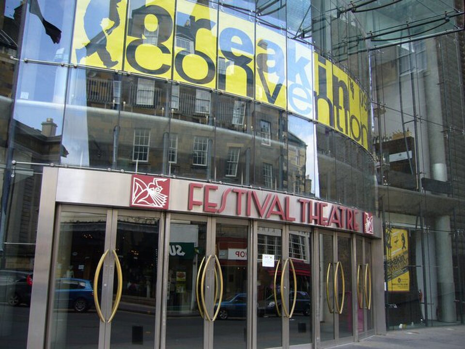 A photograph of Edinburgh Festival Theatre