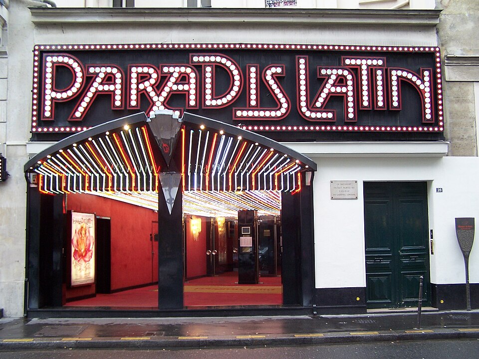 A photograph of Paradis Latin