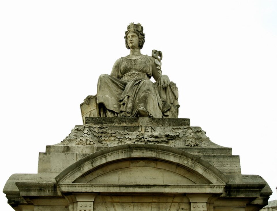 A photograph of Rouen
