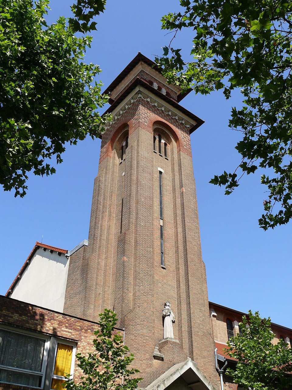 A photograph of Saint Francis of Assisi Church,