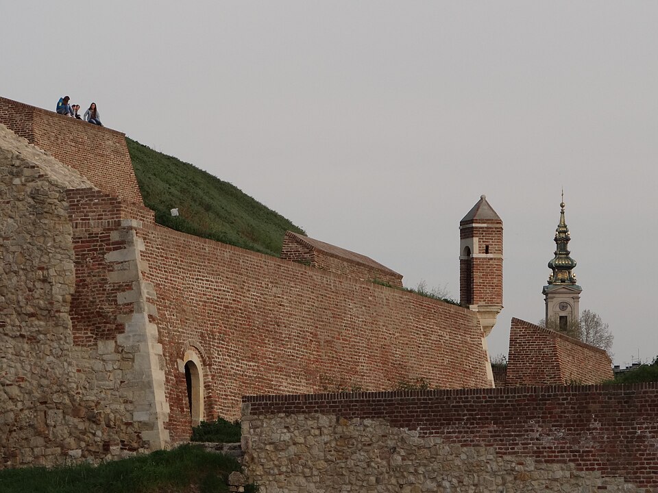 A photograph of Belgrade Fortress