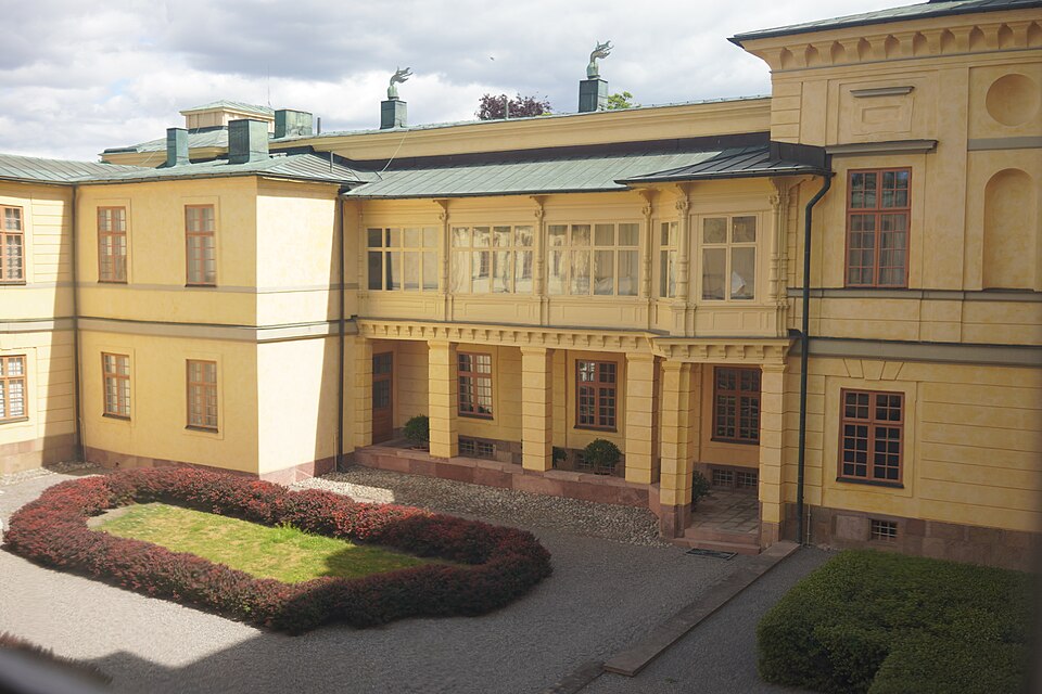 A photograph of Drottningholm Palace