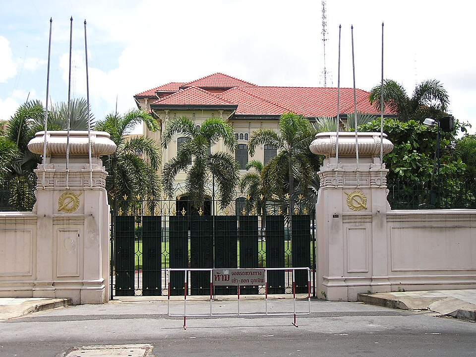 A photograph of Paruskavan Palace