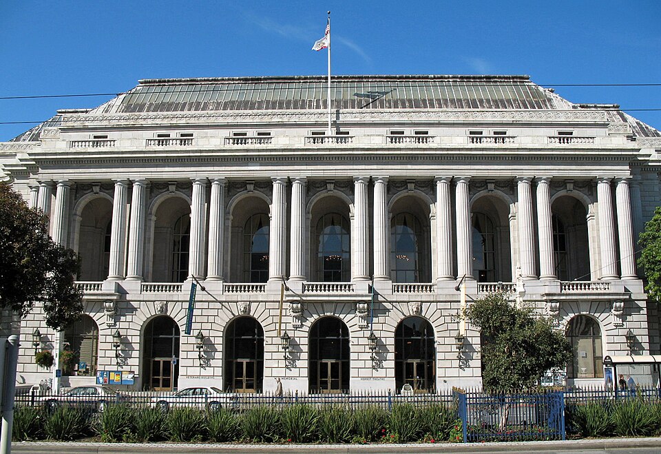 A photograph of Herbst Theatre
