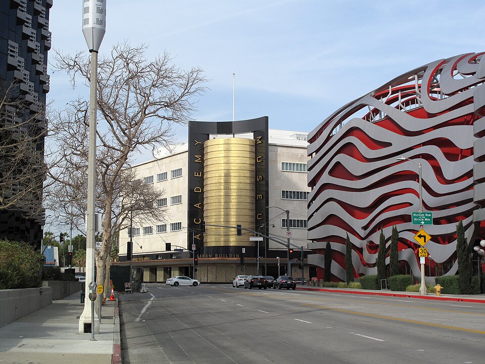 A photograph of Petersen Automotive Museum
