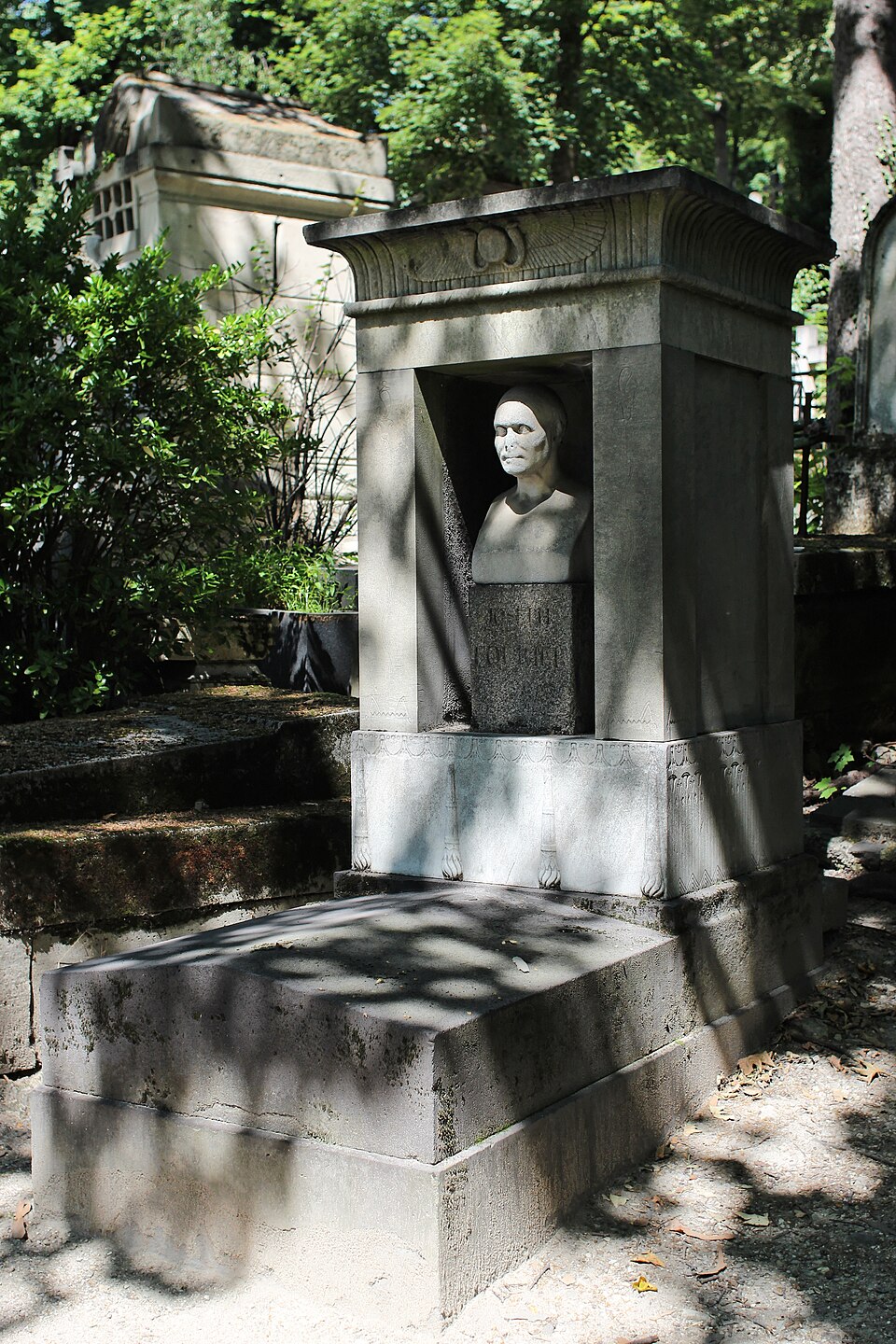 A photograph of Grave of Fourier