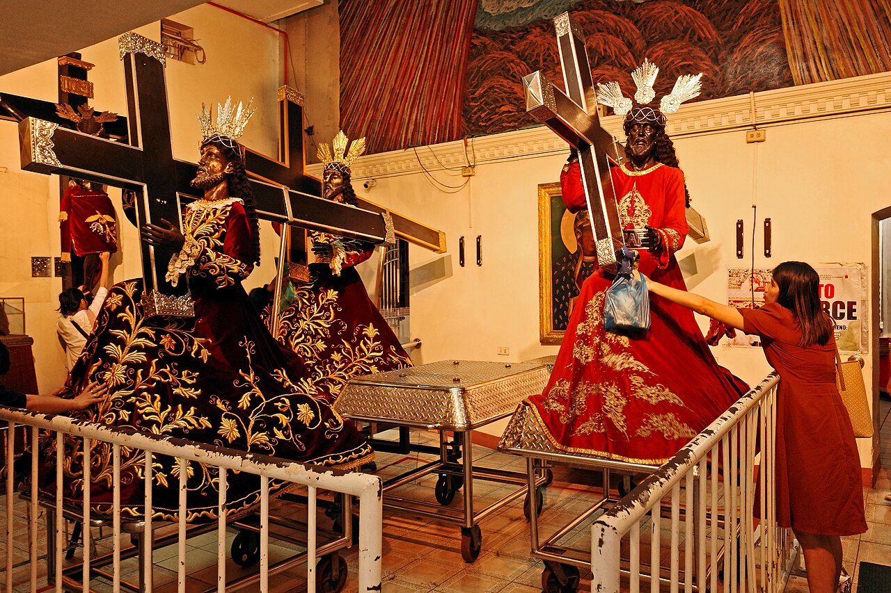 A photograph of Quiapo Church