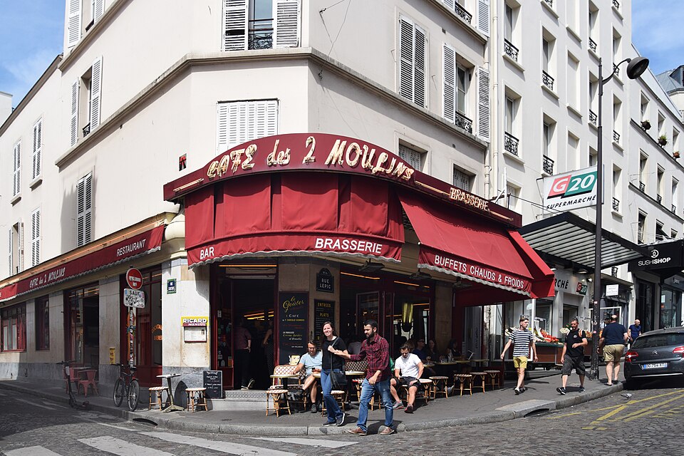 A photograph of Café des 2 Moulins