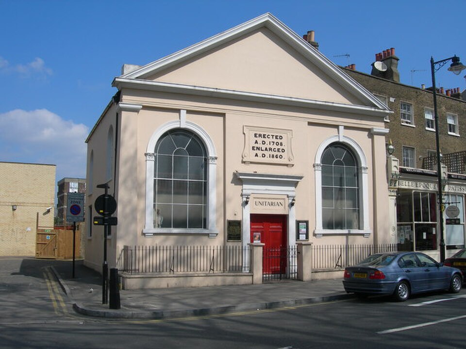A photograph of Newington Green Unitarian Church
