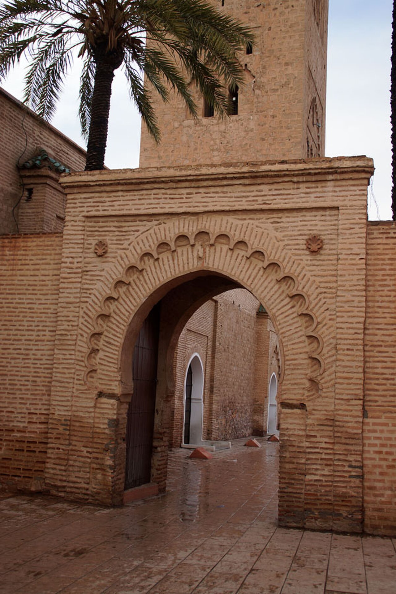 A photograph of Koutoubia Mosque