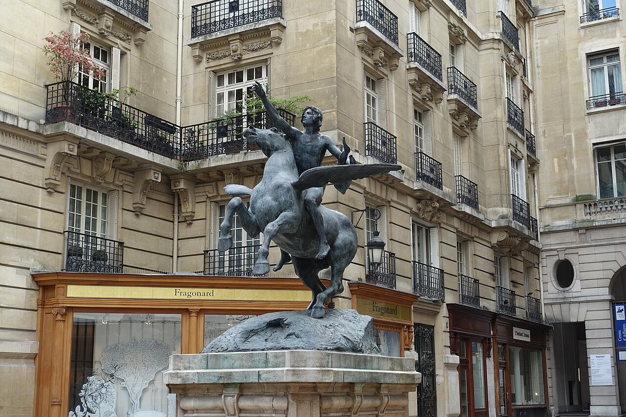 Le poète chevauchant Pégase