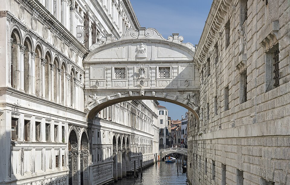 A photograph of Bridge of Sighs