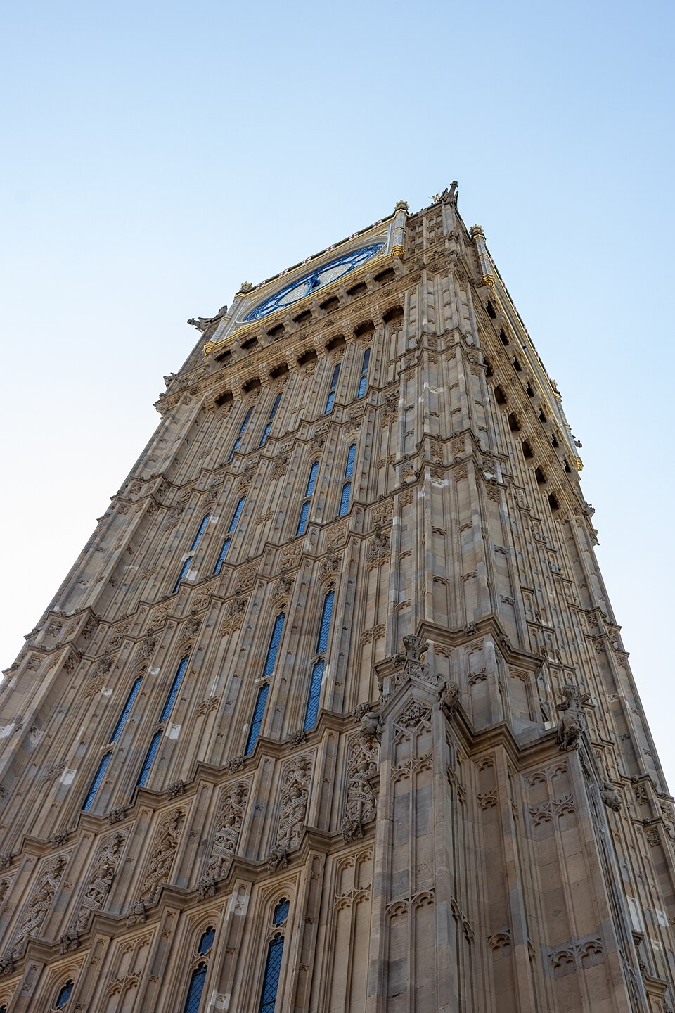 A photograph of Palace of Westminster