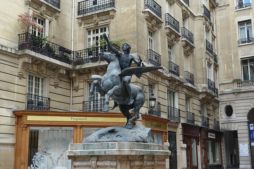 A photograph of The Poet Riding Pegasus