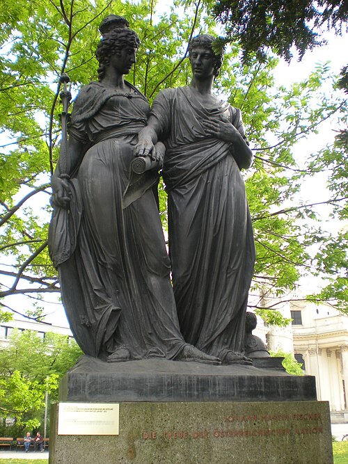 "Die Treue der österreichischen Nation", Karlsplatz