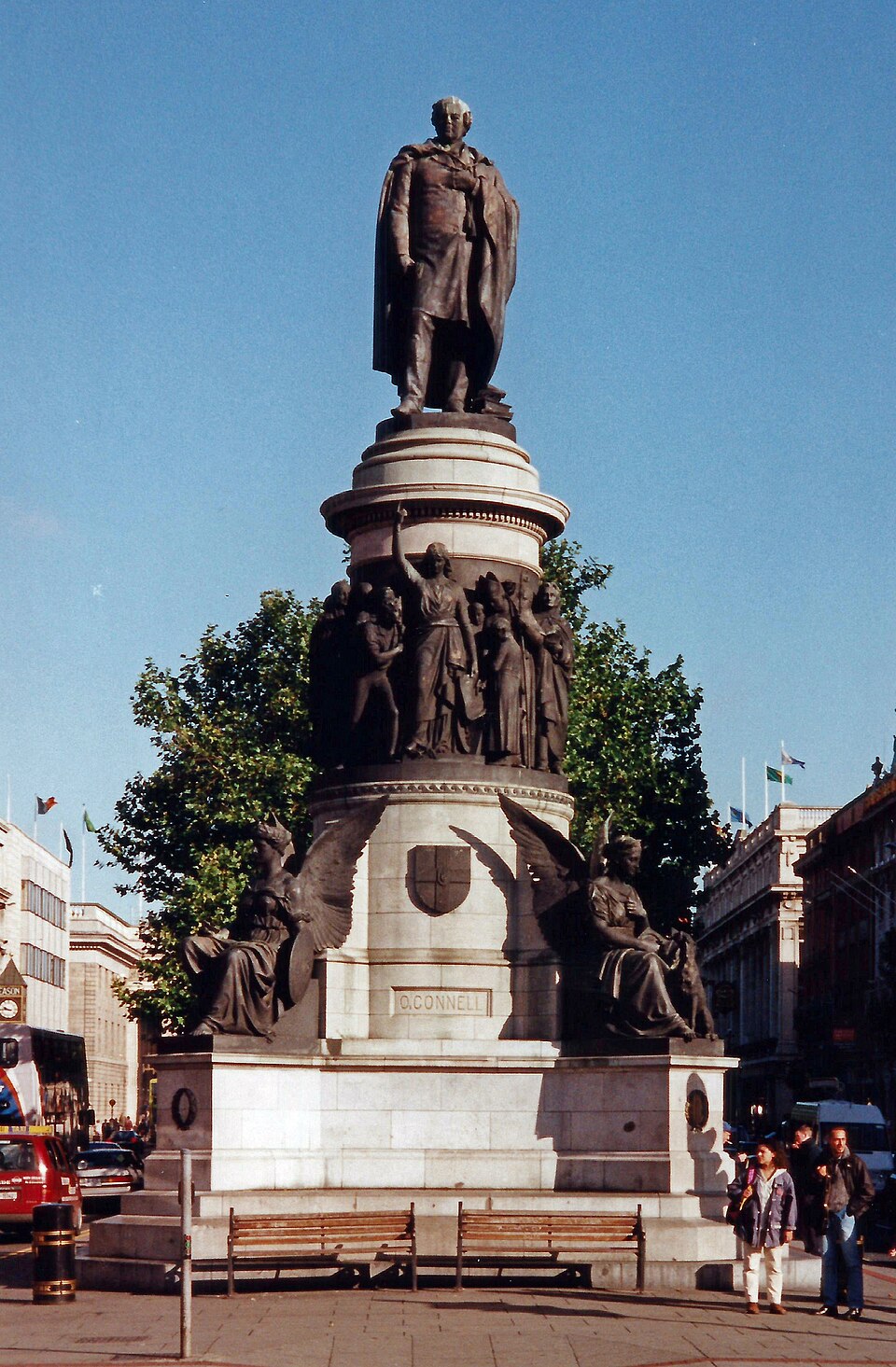 A photograph of O'Connell Monument