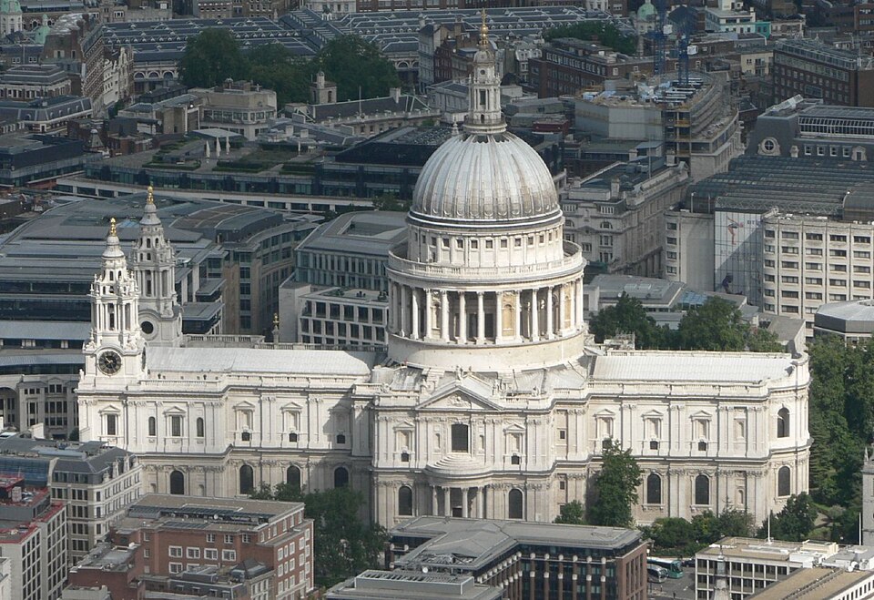 A photograph of St Paul's Cathedral