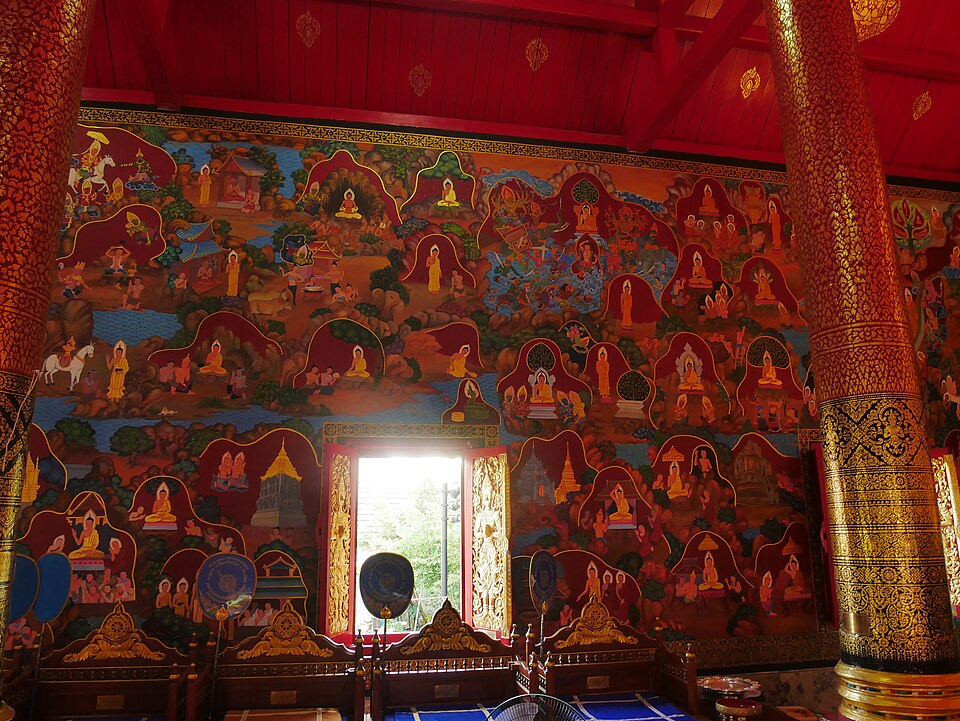 A photograph of Wat Suan Dok
