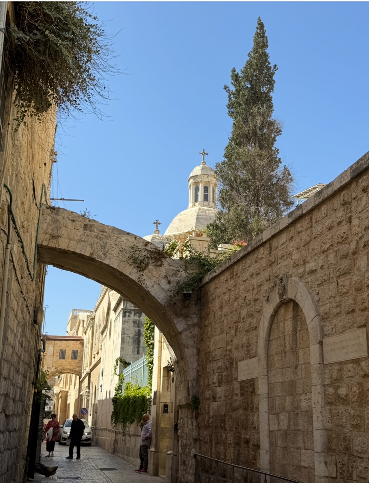 A photograph of Via Dolorosa